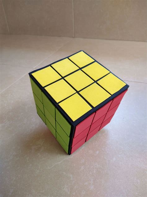 Cubo Mágico Decorativo Gigante Para Enfeite De Mesa Elo7