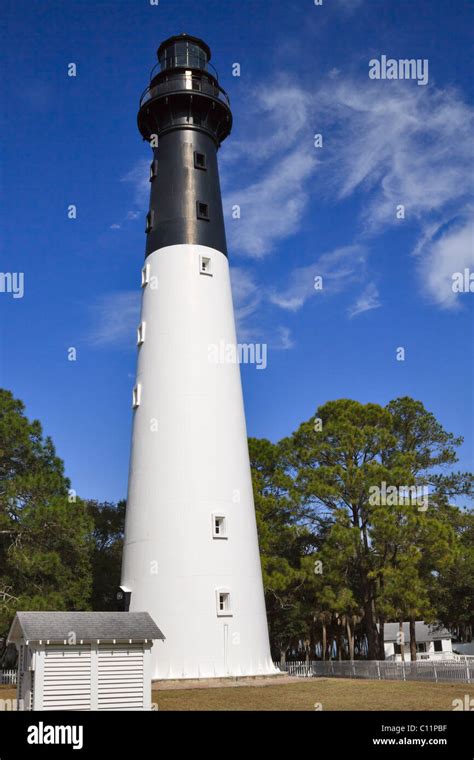 Lighthouse At Hunting Island State Park South Carolina Stock Photo Alamy