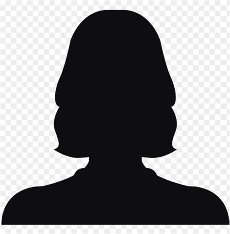 Woman Head Silhouette Png Black And White Download Female Silhouette