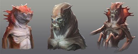 Artstation Evening Creature Sketches Anthony Hutchings Alien