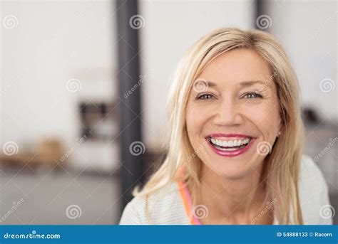 Laughing Woman With Beaming Smile Stock Image Image Of Beauty Lively