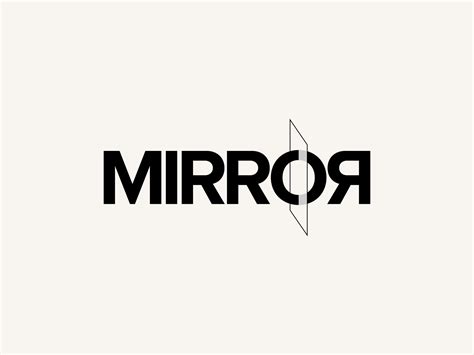 Mirror⁠ Wordmark Letter Mark Logo Design⁠ By Murat Bo On Dribbble