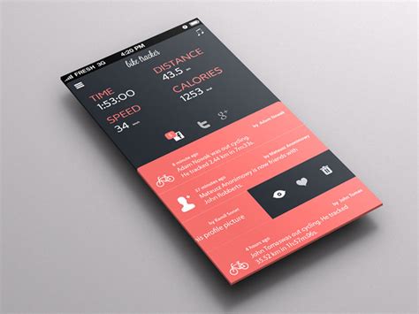Showcase Of Flat Design In Mobile User Interfaces