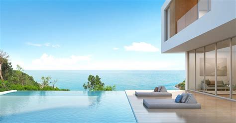 Zum teil handelt es sich um häuser mit einem pool zur alleinigen nutzung oder um ferienhäusern mit mehreren wohneinheiten und. Haus Mit Pool Am Meer Mieten - Heimidee