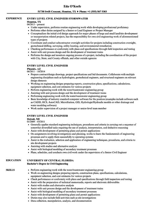 Write the perfect resume with help from our resume examples for students and professionals. Resume sample for job application for civil engineer