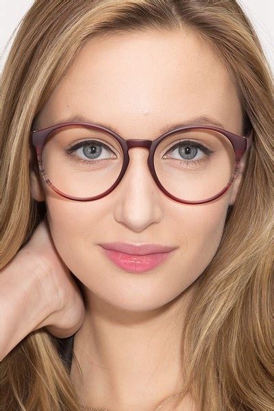Delaware Matte Burgundy Women Plastic Eyeglasses Eyebuydirect