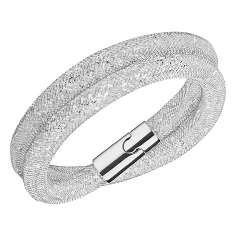 Swarovski Stardust Deluxe Bracelet In Silver Lyst