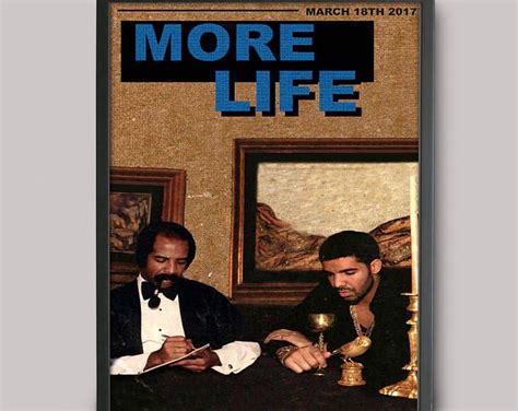 Drake More Life Custom Poster High Quality A3 Album Art Wall