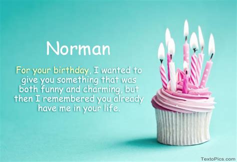 Happy Birthday Norman Pictures Congratulations