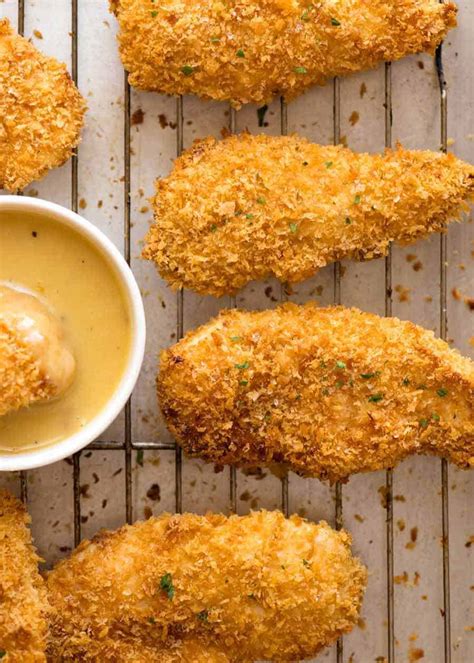 Healthy baked chicken breast recipes. Truly Crispy Oven Baked Chicken Tenders | RecipeTin Eats