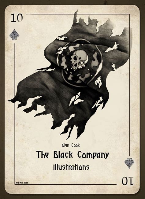 The Black Company Illustrations Cover Black Company Fantasy Book