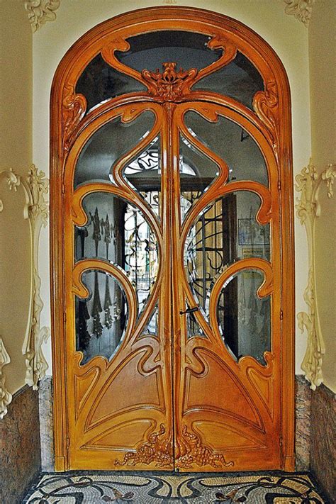 Art Nouveau Porte D Entr E Et Vestibule De L Immeuble Rue Etienne Pernet Paris Xv Me A