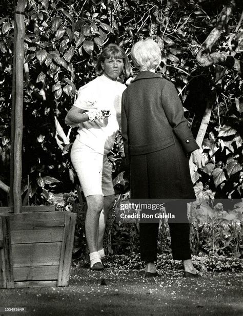 Doris Day And Guest During Doris Day And Husband Barry Comden File