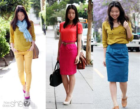 I usually like the outfits best when i pair it with pink, red, teal, navy or black. Color Blocking in Fashion