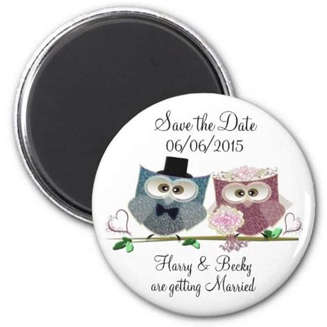 Personalise Save The Date Wedding Magnet Refrigerator Magnets Wedding