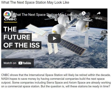 What The Next Space Station May Look Like Space Station Station
