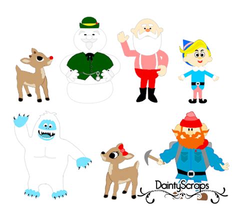 Rudolph The Red Nosed Reindeer Svgs Dainty Scraps Christmas