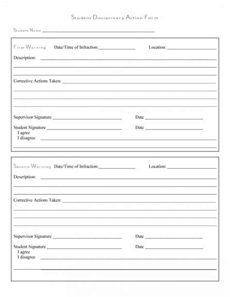 Employee Write Up Form Templates Word Excel Samples Employee Write Up Form Free Printable
