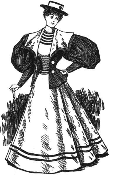 Vintage Victorian 1890s Day Dress Details