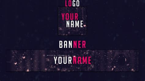 Youtube Banner And Logo Template 3 Skamani Youtube