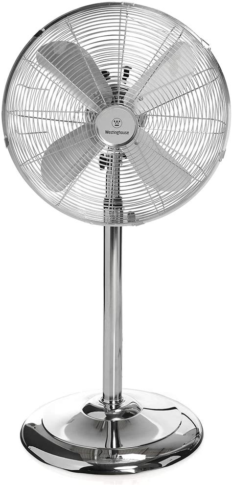 Westinghouse 16″ Lightweight Vintage Metal Stand Fan With Heavy Duty