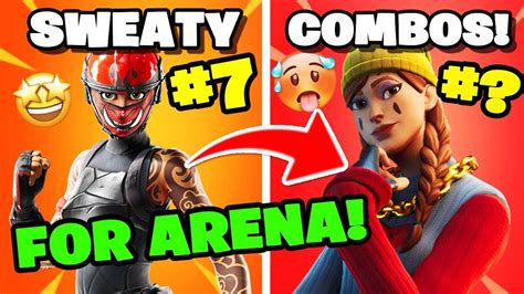 Top 8 Sweatiest Arena Skin Combos In Fortnite Battle Royale Must Try