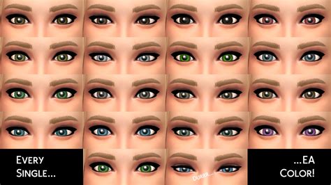 Mod The Sims Maxis Landf Maxismatch Eyes And Teeth