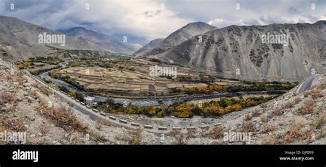 Scenic Panorama Of Valley In Afghanistan Stock Photo Alamy