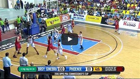 La Tenorio Game Winning Shot Vs Phoenix Video Gilas Pilipinas Basketball