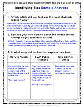 identifying bias article comparison group activity  lifelong learning