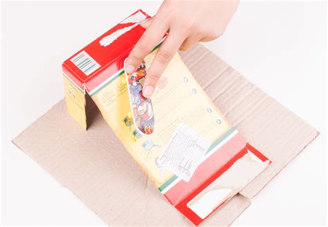 You want a box that is large enough for your child to sit in. How to Make a Fingerboard Ramp Out of a Cardboard Cereal Box