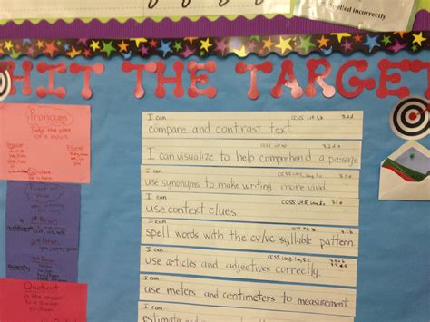 Hit The Target Learning Target Board Idea From Ruesrcsd Learning