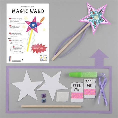 Make Your Own Magic Wand Kit By Cotton Twist