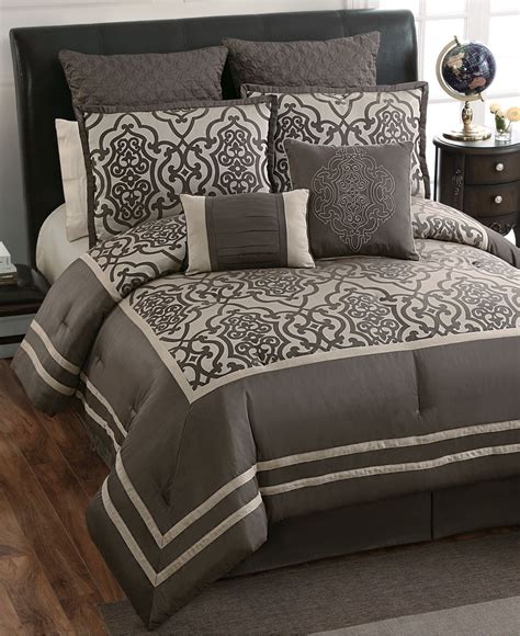 1 flat (66x102) 1 fitted (39x80) and 2 standard pillowcases (20x30) w/ deep pockets that fit mattresses. Adahlia 8 Piece Queen Comforter Set - Bed in a Bag - Bed ...