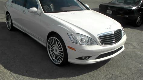2009 Mercedes S550 Review 22 Inch White Asanti Af122