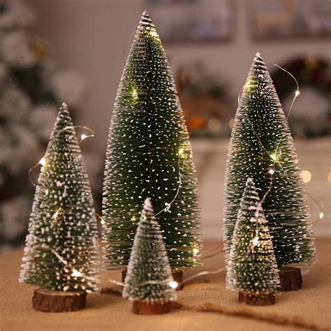5 Artificial Christmas Tree Mini Christmas Tree And String Lights 3 M3