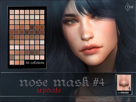 Nose Mask 04 Update Ts4 In 2022 Nose Mask Sims Nose
