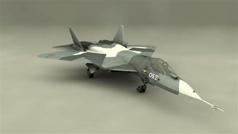 Sukhoi designers have taken a 'balanced' approach. 3D asset Sukhoi Su-57 | CGTrader