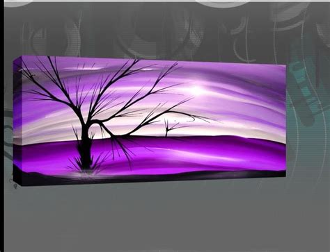 Best 20 Of Purple And Grey Abstract Wall Art
