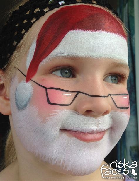 Painted By Riska Faces Nz Christmas Face Painting Face Painting Easy