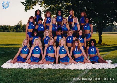 A Visual History Of The Colts Cheerleaders Uniform Ultimate Cheerleaders