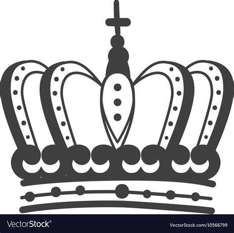 Roayl Crown King Royalty Free Vector Image Vectorstock