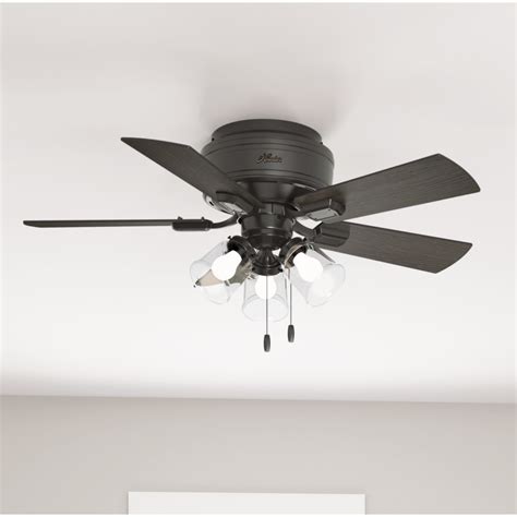 Flush Mount Ceiling Fans With Lights 30 Inch 30 Inch Chrome Three