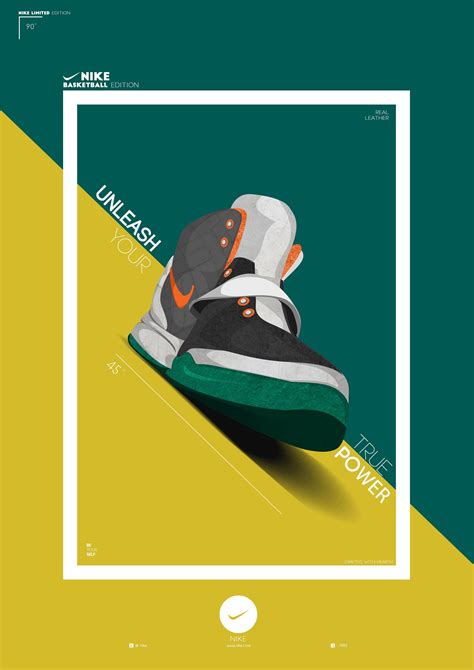 Nike Minimalis Poster Design Check Out This Behance Project “nike