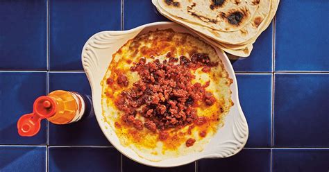 queso fundido with chorizo the local palate