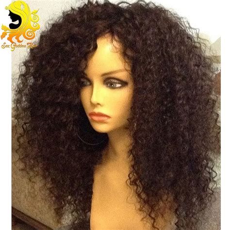 Brazilian Kinky Curly Full Lace Wig Unprocessed Virgin Full Lace Human