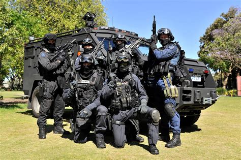 Western Australian Police S Trg Squad Pose For A Photo Before The Wa Police Expo X