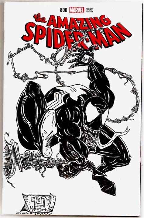 Amazing Spider Man 800 Red Goblin Sketch Cover