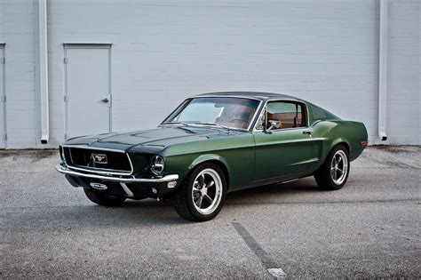 Revology 1968 Mustang Gt 22 Fastback In Highland Green Metallic With