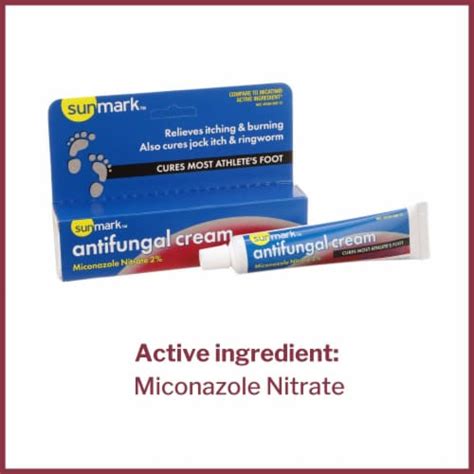 Sunmark 2 Miconazole Nitrate Cream Antifungal 1 Oz Tube 1 Ct Kroger